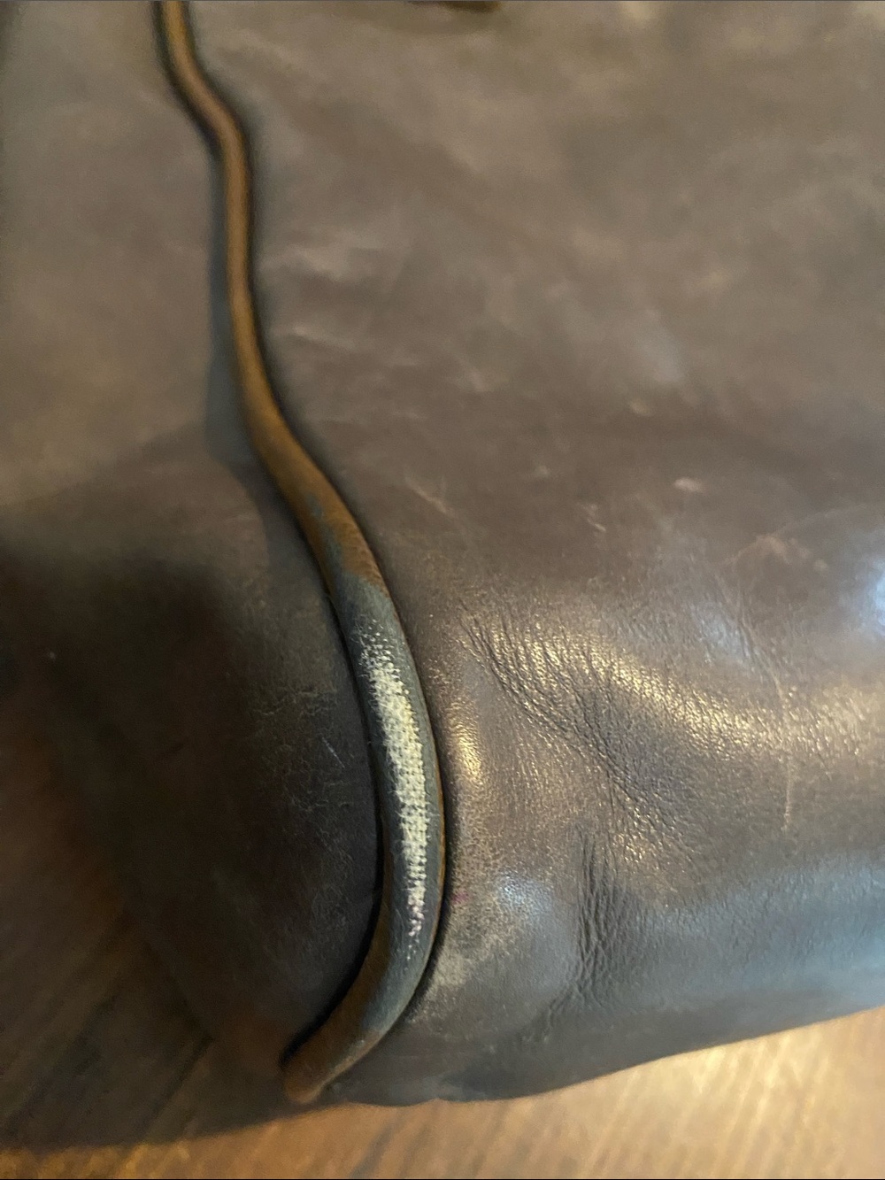 Consuela Leather Tote Bag - Brown - Picture 15 of 16